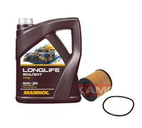 Filtro Olio KAMOKA MANNOL Longlife 5W-30 5L Per VW Golf V 1.4 TSI 1.6 FSI