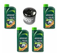 Filtro Olio KN177 Motore Set 10W40 4 Litro per Buell XB12 Tt 1200 XB9 SX 1000