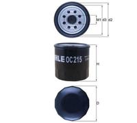 Filtro Olio KNECHT OC 215 Piaggio Porter Autobus 2004-2024 Suzuki Alto 2009-2018