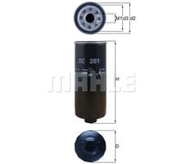 Filtro olio KNECHT OC 281 per AUDI A6 4.2 S6 quattro
