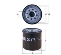 Filtro Olio KNECHT OC 475 Renault Clio IV 2012-2021 Dacia Logan Mcv II 2013-2024