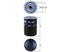 Filtro Olio KNECHT OC 486 Santana PS10/Anibal 2002-2024 Maserati Bora 1971-1980