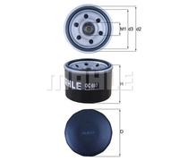 Filtro olio KNECHT OC 607 per SMART FORTWO Coupé (451)