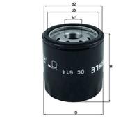 Filtro olio KNECHT OC 614