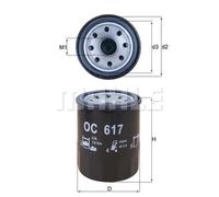 Knecht OC 617 Filtro Motore