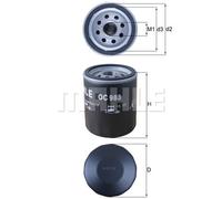 Knecht OC 983 Filtro Motore
