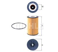MAHLE ORIGINAL OX 1161D Filtro olio