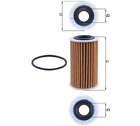 Filtro olio KNECHT OX1267D