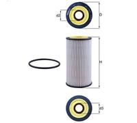 Filtro olio KNECHT OX 1311D per AUDI Q5 (FYB, FYG) 3 2019-2020