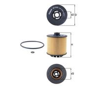 Filtro olio KNECHT OX 1312D VOLVO XC40 (536) 1.5 2018-2019