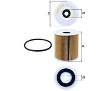 Knecht OX 175D Filtro Motore