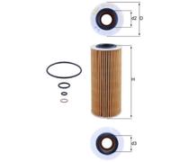 Filtro olio KNECHT OX 177/3D