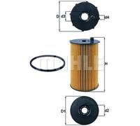 Knecht OX 205/2D Filtro Motore