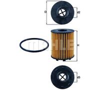 MAGNETI MARELLI 154703277050 filtro olio a cartuccia motore auto tagliando