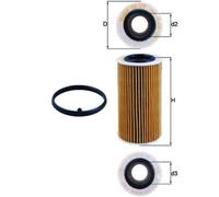 Filtro Olio KNECHT OX 379D Ktm X-Bow Cabriolet 2008-2024 Audi Q3 2013-2018