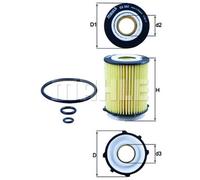 Knecht OX 982D Filtro Motore
