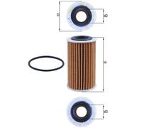 Filtro olio KNECHT OX1267D