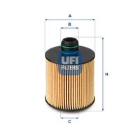 Filtro Olio Lancia / Alfa Romeo / Fiat / Jeep / Suzuki / Opel UFI - 25.083.00