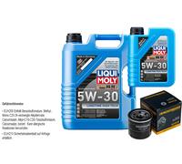 Filtro Olio Liqui Moly Longtime High Tech 5W-30 6L Per Nissan Micra IV 1.2