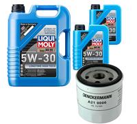 Filtro Olio Liqui Moly Longtime High Tech 5W-30 7L Per Ford Fiesta III 1.3