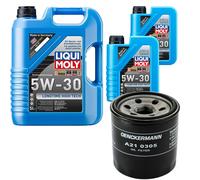Filtro Olio Liqui Moly Longtime High Tech 5W-30 7L Per FORD USA Probe II 2.0