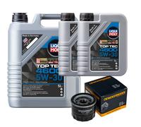 Filtro Olio Liqui Moly Top Tec 4600 5W-30 7L Per Suzuki Ignis 1.2 Celerio