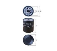 MAHLE Filtro olio Filtro ad avvitamento OC 1292 Compatibilità con FORD FOCUS III C-Max II DXA/CB7, DXA/CEU Kuga Mk2 DM2 Grand C-Max DXA/CB7, DXA/CEU Kuga Mk3