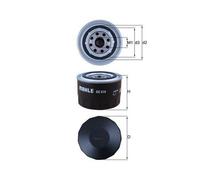 MAHLE ORIGINAL OC 570 Filtro olio per FIAT Ducato Kastenwagen (250, 290)