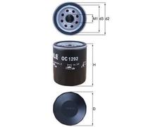 Filtro olio MAHLE OC1292