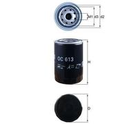Filtro olio MAHLE OC613