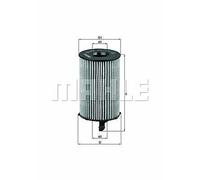 Filtro olio MAHLE ORIGINAL OX420D AUDI PORSCHE VW