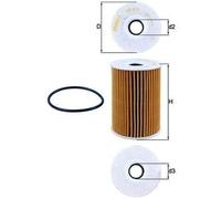 Filtro olio Mahle OX 415D per NISSAN OPEL RENAULT RENAULT TRUCKS