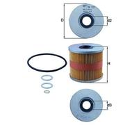 Filtro olio MAHLE OX122D