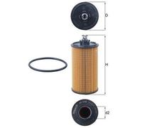 MAHLE ORIGINAL Filtro olio