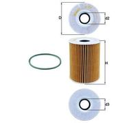 Filtro olio MAHLE OX254D4