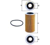 Filtro olio MAHLE OX370D