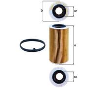 Filtro olio MAHLE OX370D1