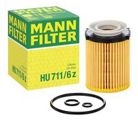 MANN-FILTER filtro olio HU711/6z cartuccia diametro 71 altezza 86 mm