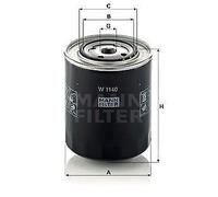 Filtri, idraulica operativa MANN-FILTER W 1140
