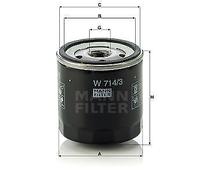 Filtro olio MANN-FILTER W 714/3