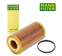 Filtro Olio Mann HU719/6X Per Audi A1 A3 A4 Seat Altea Skoda VW Golf Polo