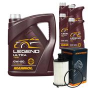 Filtro Olio MANNOL Legend Ultra 0W-20 9L Per Jaguar F-Type Cabriolet 3.0