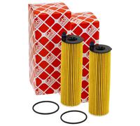 Filtro Olio Motore FEBI 182956 2 Pezzi Per Mercedes E-Class C-Class Vito