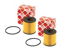 Filtro Olio Motore FEBI 32103 Set 2 Pezzi Per Citroen Fiat Ford Mini Peugeot