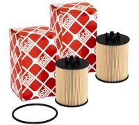 Filtro Olio Motore Febi 36562 Set 2 Pezzo per Opel Astra H Corsa B C Tigra