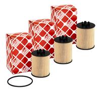 Filtro Olio Motore Febi 36562 Set 3 Pezzo per Opel Astra H Corsa B C Tigra