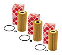 Filtro Olio Motore FEBI 37564 Set Di 3 Pezzi Per Mercedes Classe A W169 Vaneo B