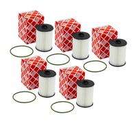Filtro Olio Motore FEBI Set 5 Pezzi 184812 Per Fiat Ducato Bus 140 120 160