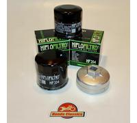 Filtro Olio Motore Honda CB500F CB500X X 2 + Set Di Chiavi. KIT085