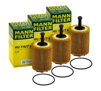 Filtro Olio Motore Mann Filter Hu 719/7 x 3 Pezzo per Audi Jeep Seat Skoda VW